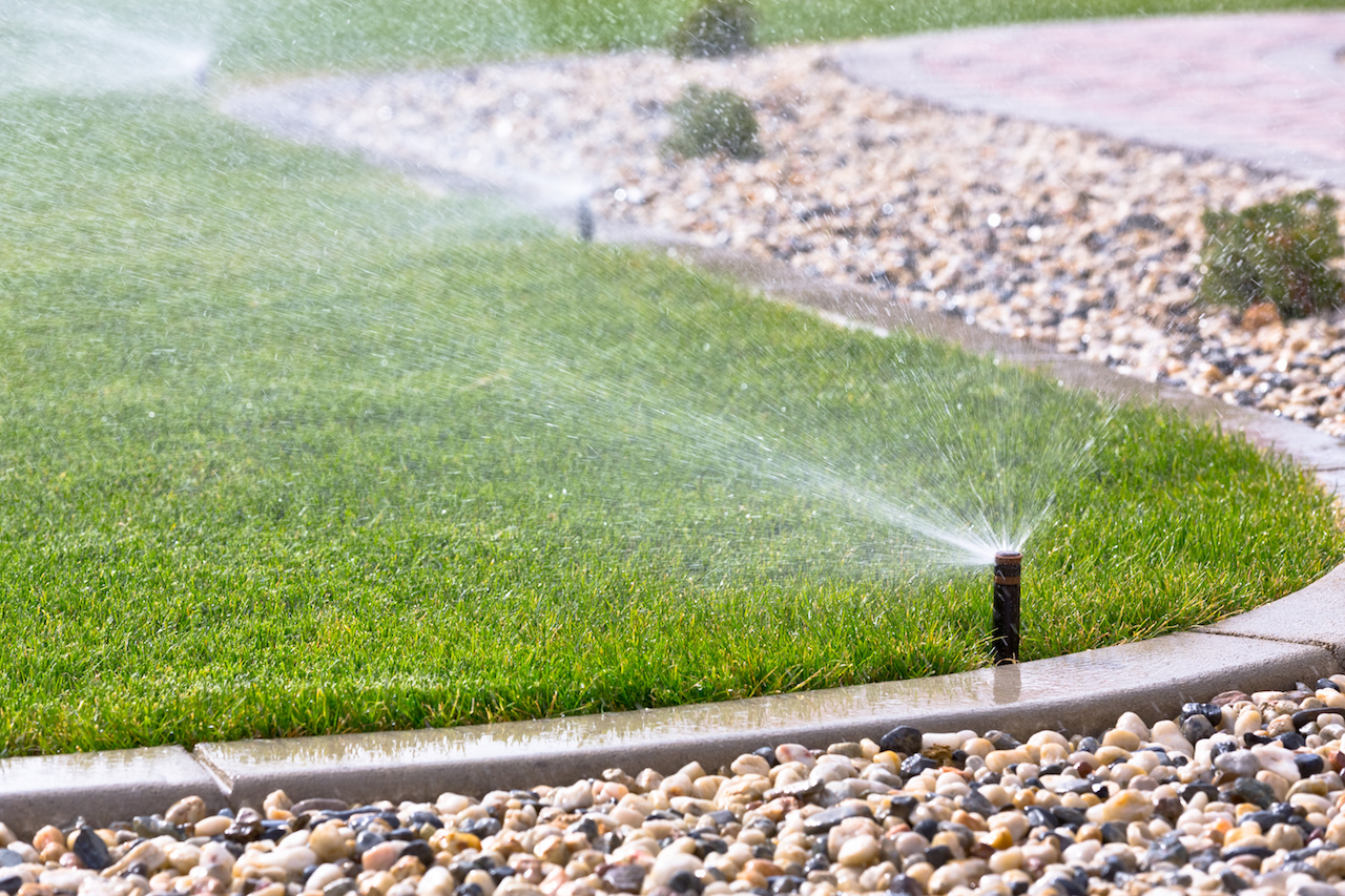 Irrigation System Installation in Simsbury example 2