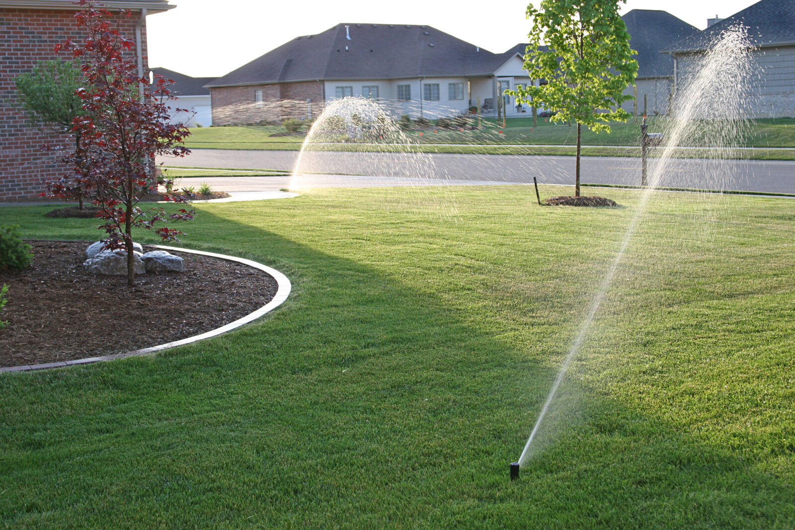 Irrigation System Installation in Simsbury example 3