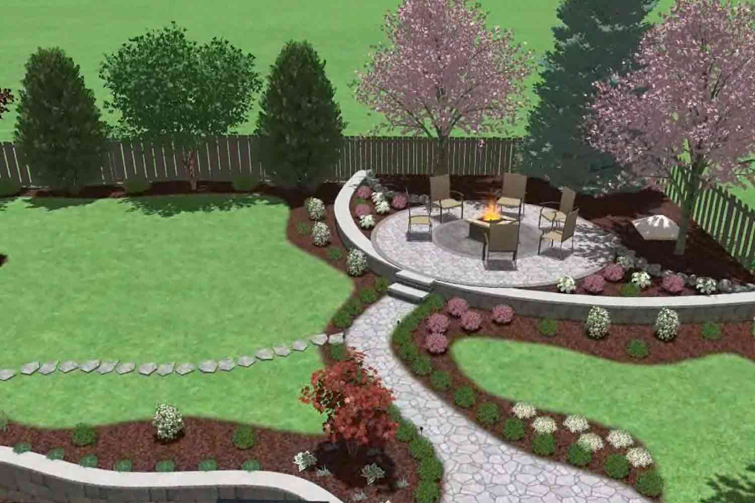 Landscape Design in Simsbury example 1