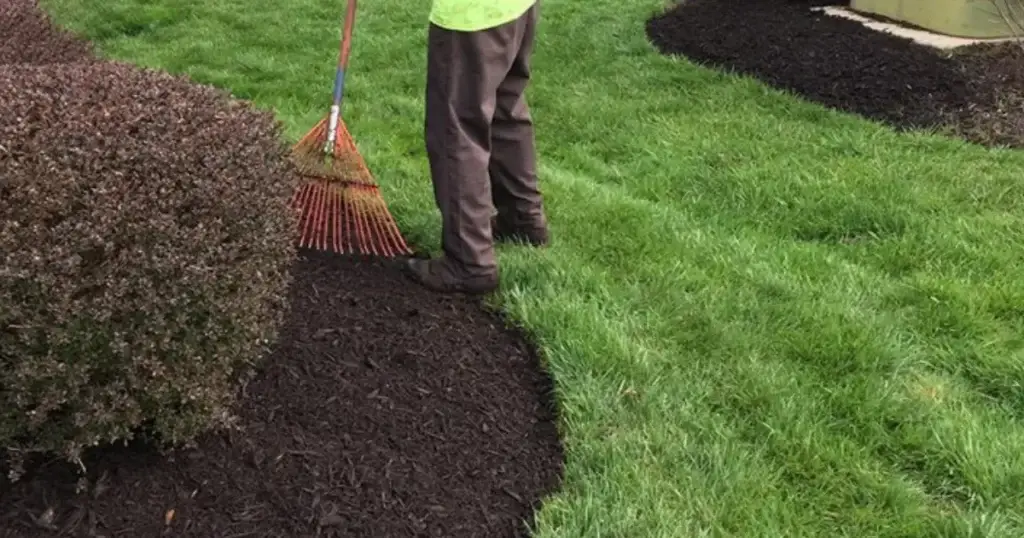 Mulch Installation in Simsbury example 7