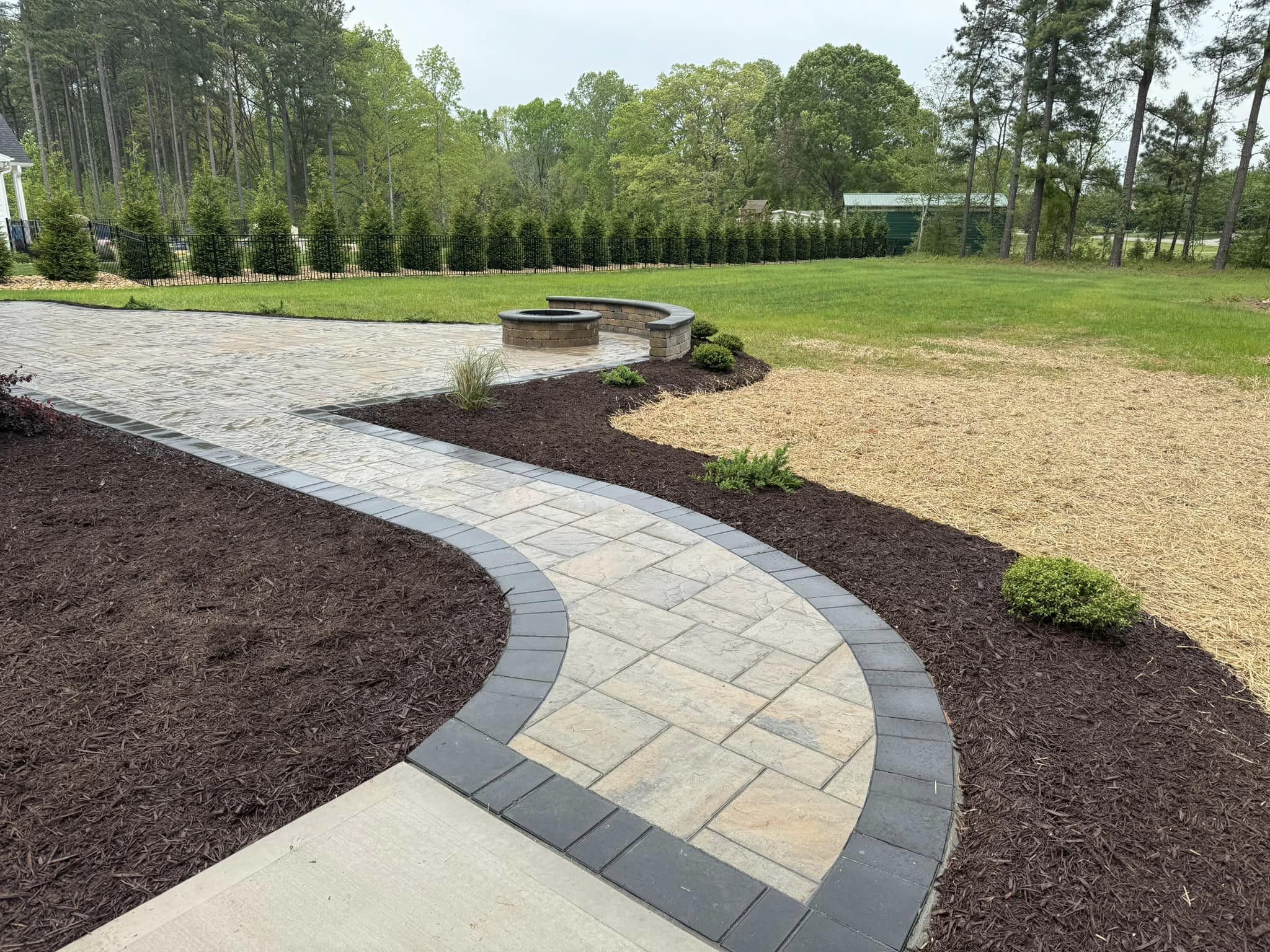 Mulch Installation in Simsbury example 8