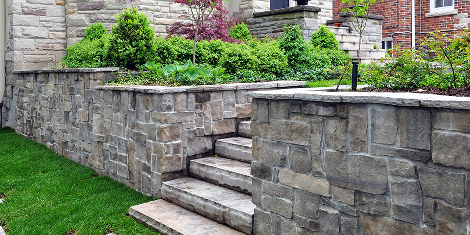 Retaining Wall Installation in West Hartford example 1