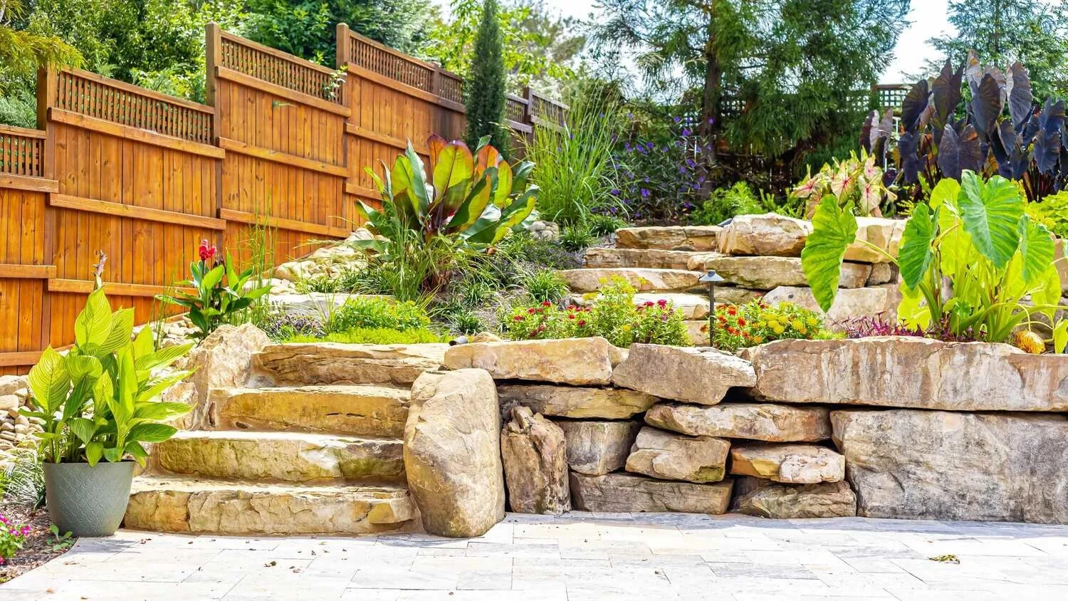 Retaining Wall Installation in West Hartford example 8